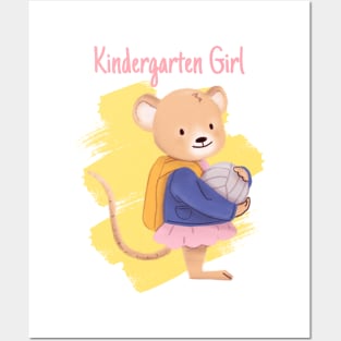 Kindergarten Girl Posters and Art